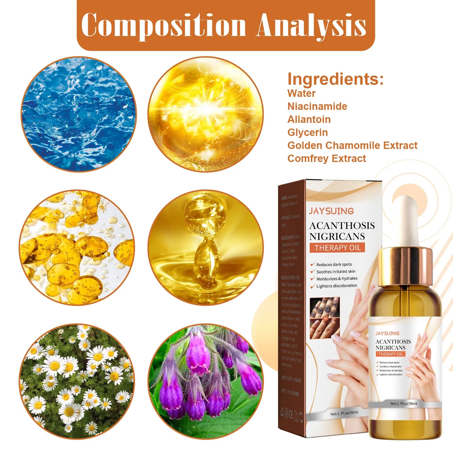 Jaysuing Skin Brightening Oil Fading Spots And Underarms