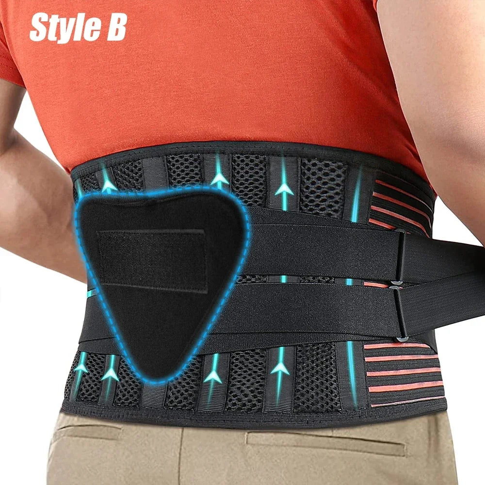 Hign-concerned Lower Back Brace With 6 Stays Lumbar Support
