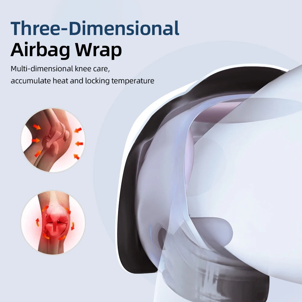 Hailicare Airbag Knee Massager Red Light Compress Wireless