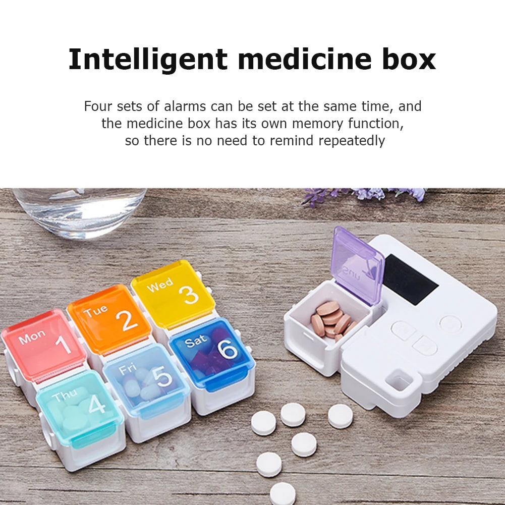 Hign Concerned Smart Pill Organizer Electronic Reminder Box