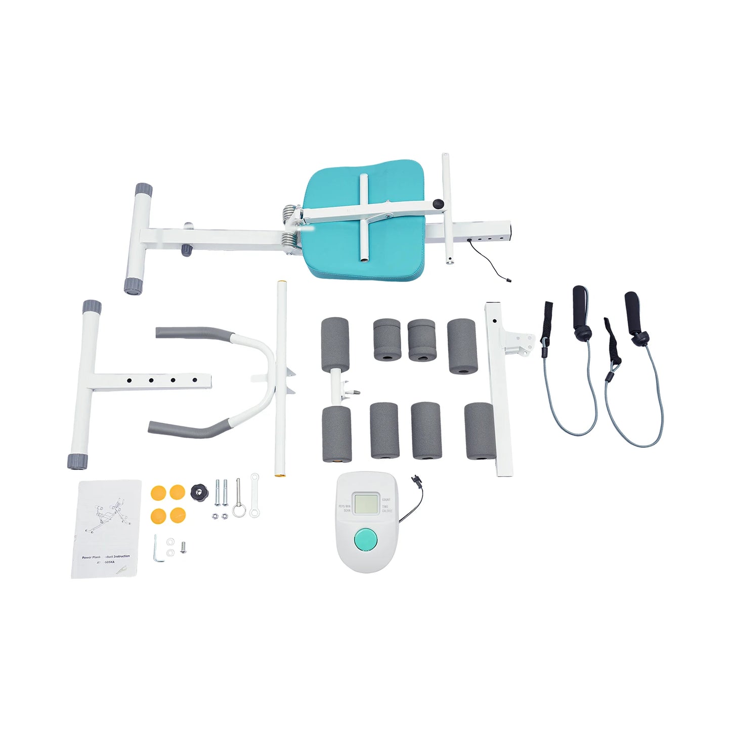 Hign-concerned Abdominal Fitness Sit Up Bench 2 In 1