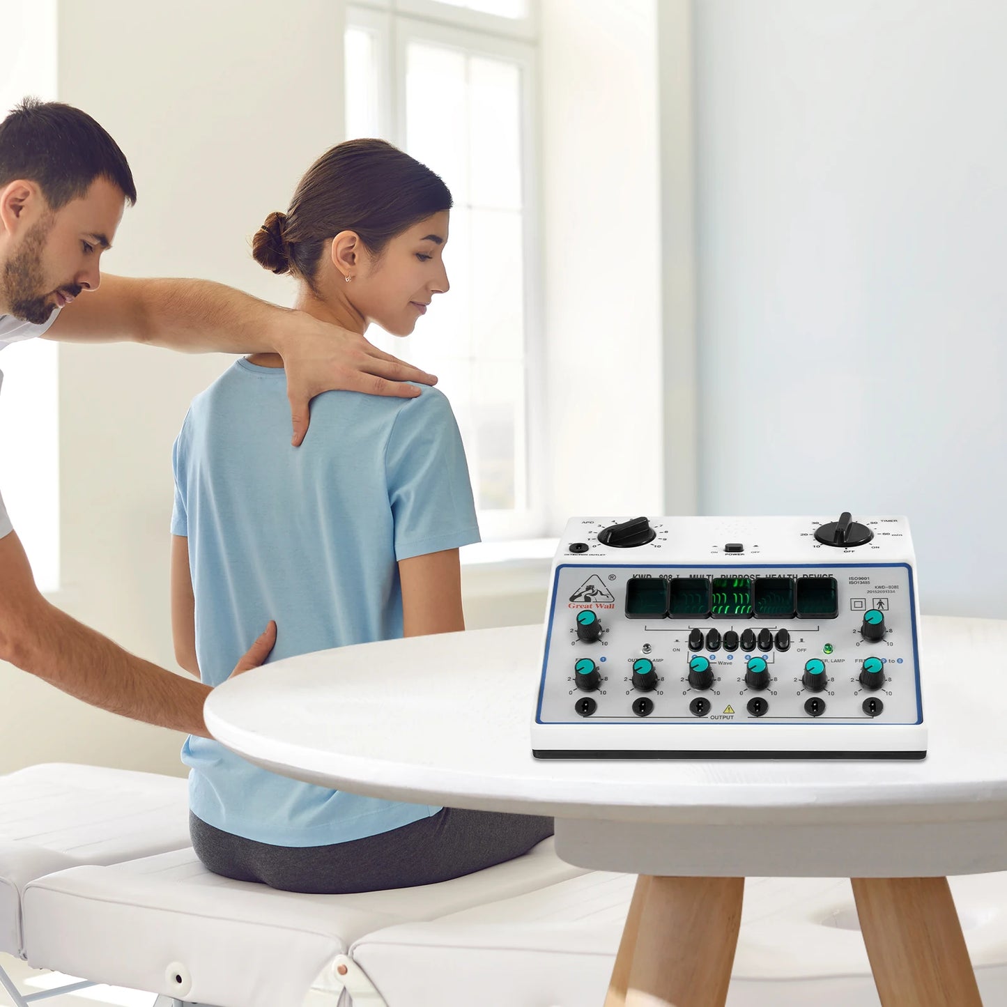 KWD 808I Pulse Massager 5 Wave TENS EMS Therapy Device