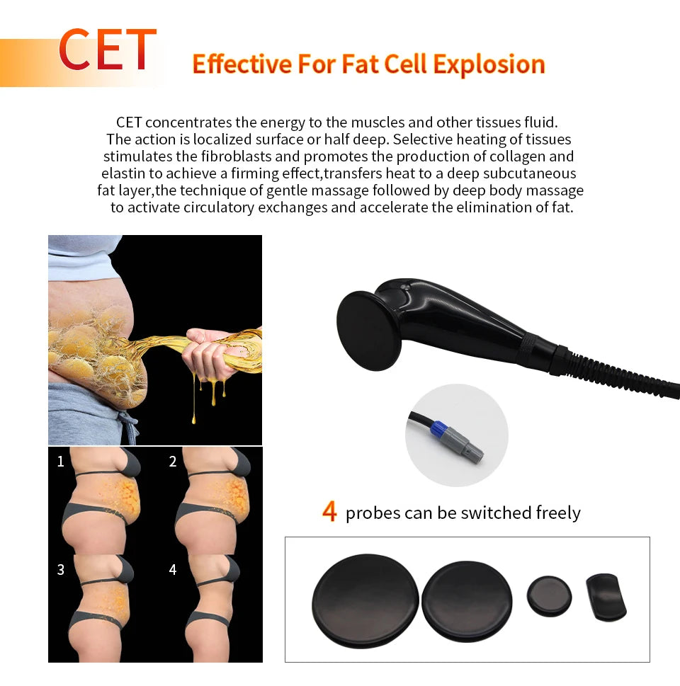 TruSculptCET High Frequency Indiba 448KHZ Facial Massager