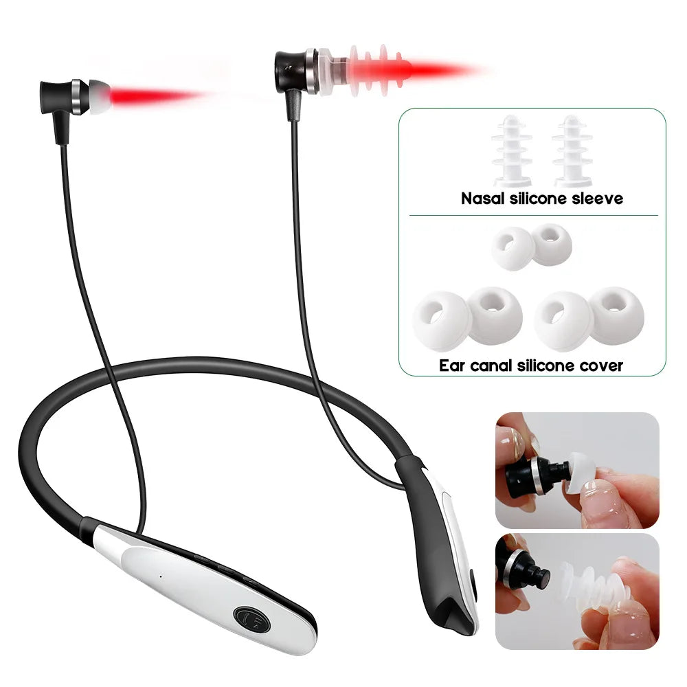 Hanging Tinnitus Ear Laser Therapy 650nm LLLT Earplugs