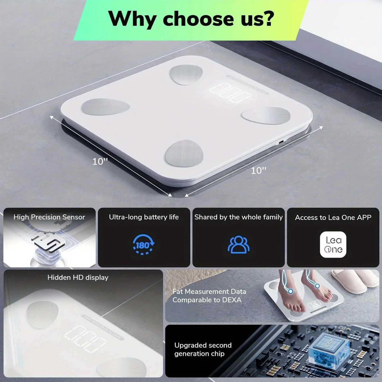 Smart Scale With App Connectivity And Daily Weight Tracking