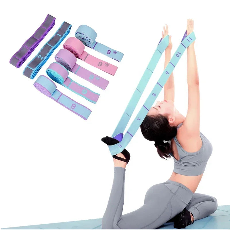 CN Guangdong Elastic Yoga Resistance Bands Fitness Training