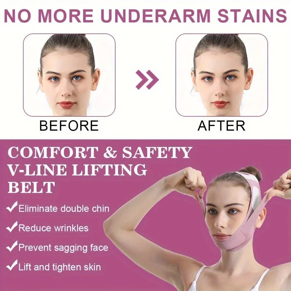 CxbfgHign Face Slimming V Line Bandage Chin Lift Belt