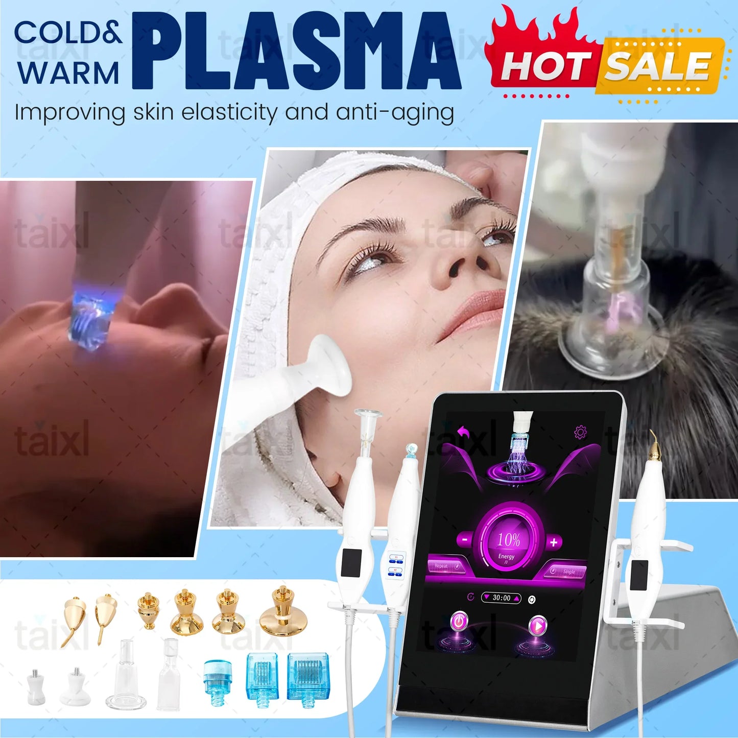 TAIXL Jet Cold Plasma Ozone Pen Beauty Device For Wrinkles