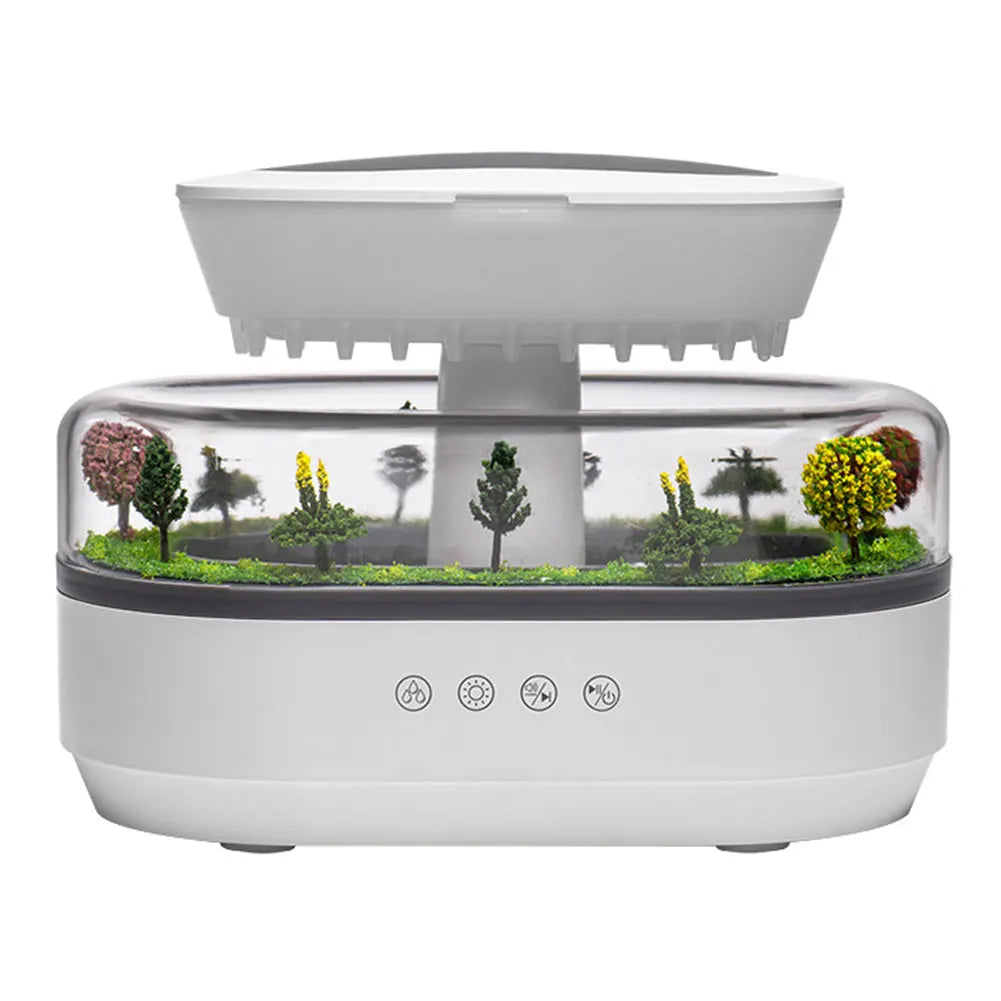 West Biking Rain Cloud Humidifier Aromatherapy Night Light