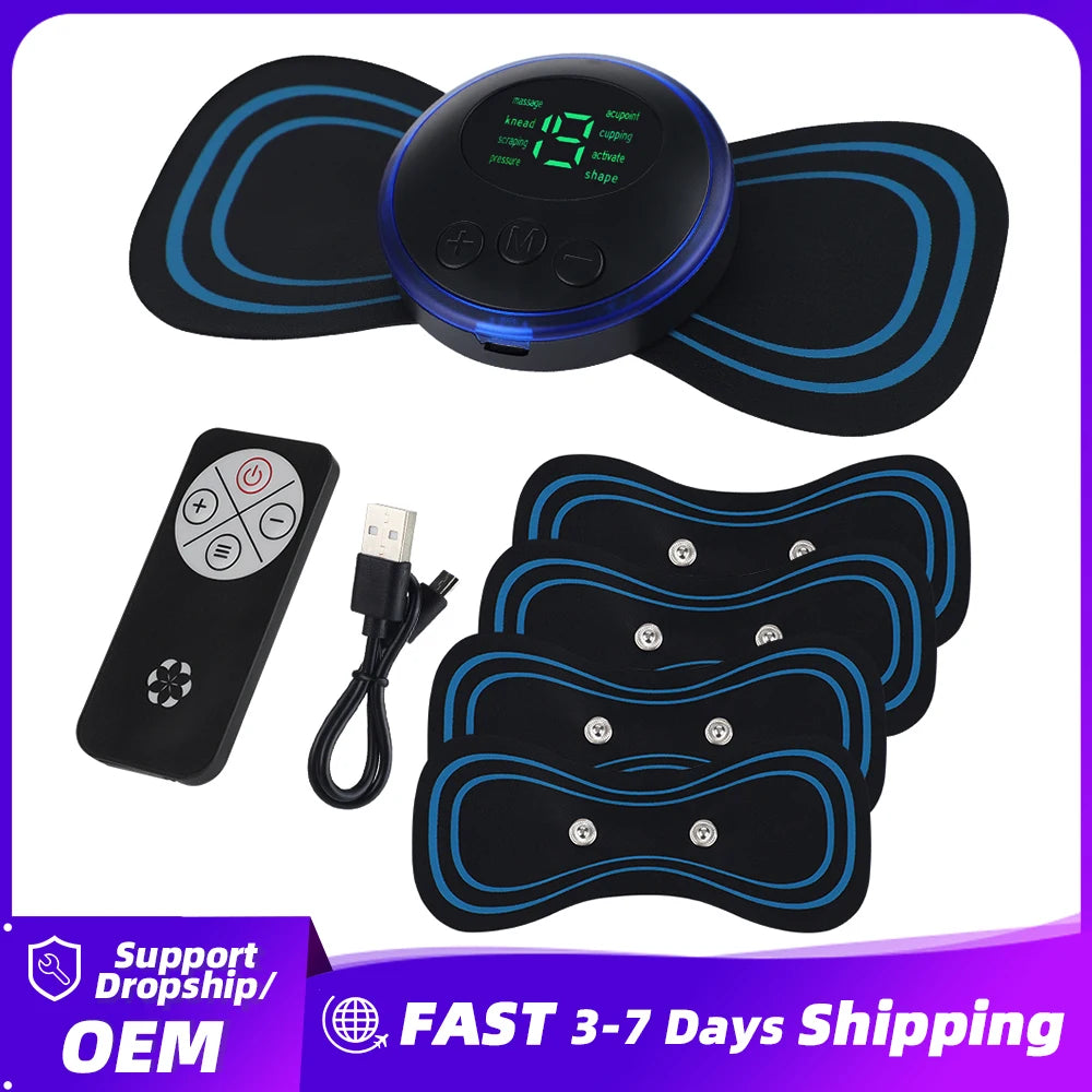 Hailicare Neck Massager Mini Electric Device 8 Modes Relief