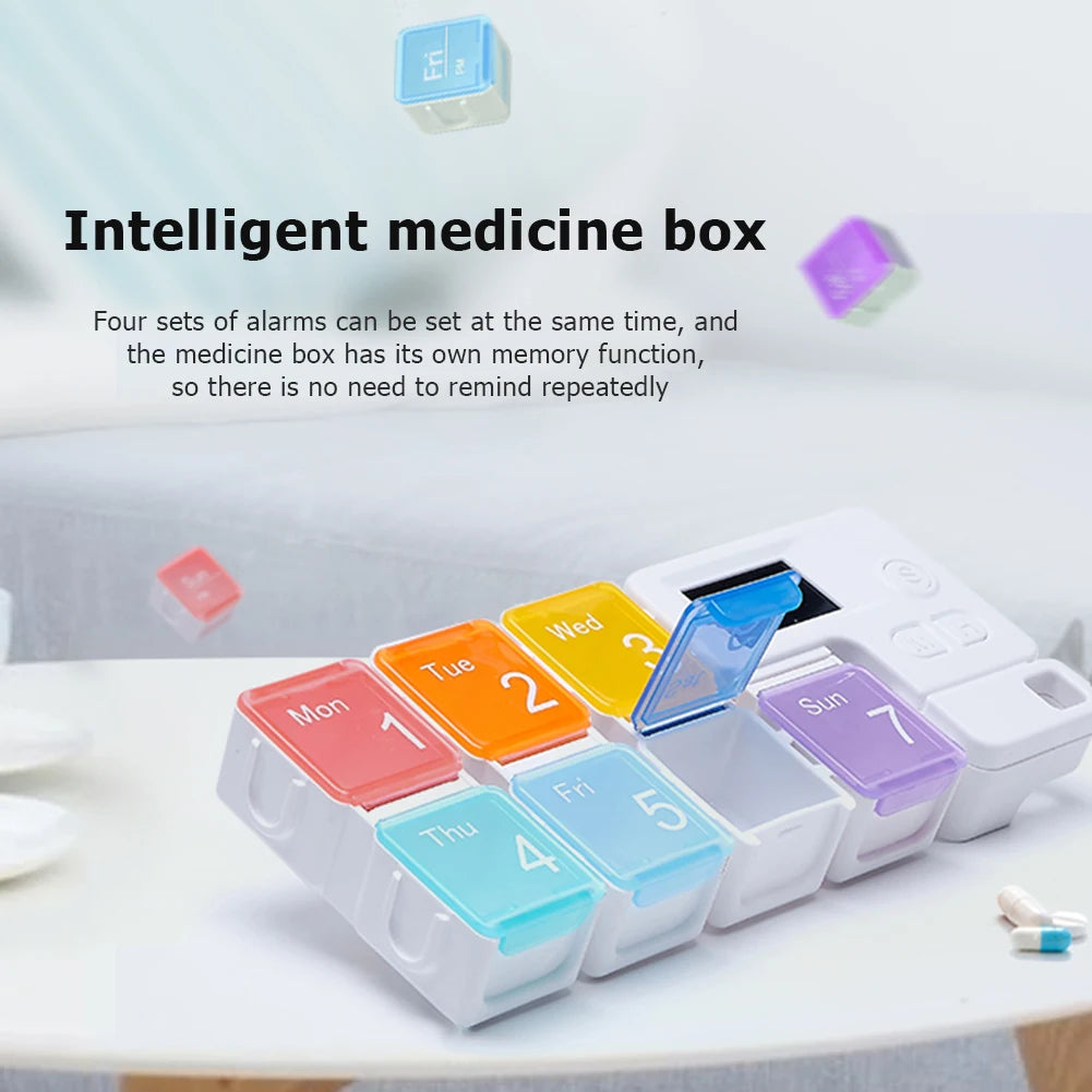 Hign Concerned Smart Pill Organizer Electronic Reminder Box