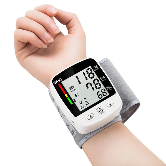 Takrol Digital Wrist Blood Pressure Monitor With LCD Memory