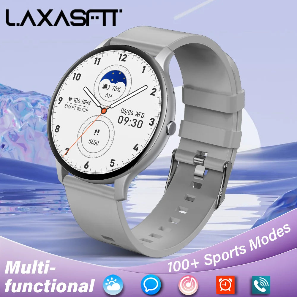 LAXASFIT Smartwatch IP68 Waterproof Fitness Tracker