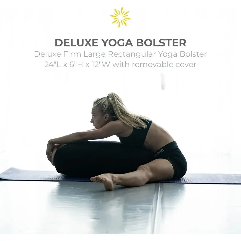YTYIN Sunshine Yoga Restorative Kit Bolster Blocks Strap