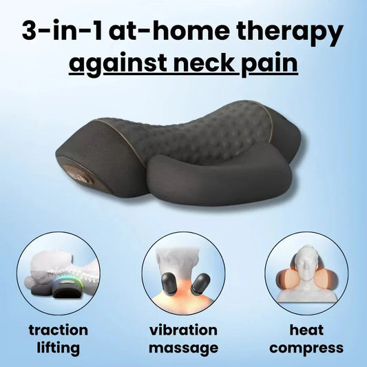Okayso 3 In 1 Neck Massager With Heat And Vibration