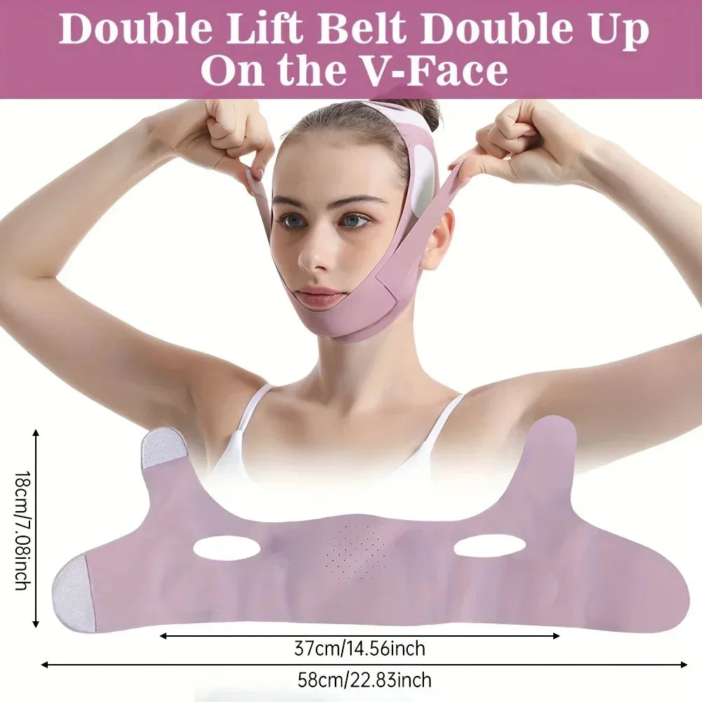 CxbfgHign Face Slimming V Line Bandage Chin Lift Belt