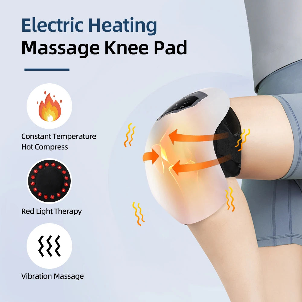 Hailicare Airbag Knee Massager Red Light Compress Wireless