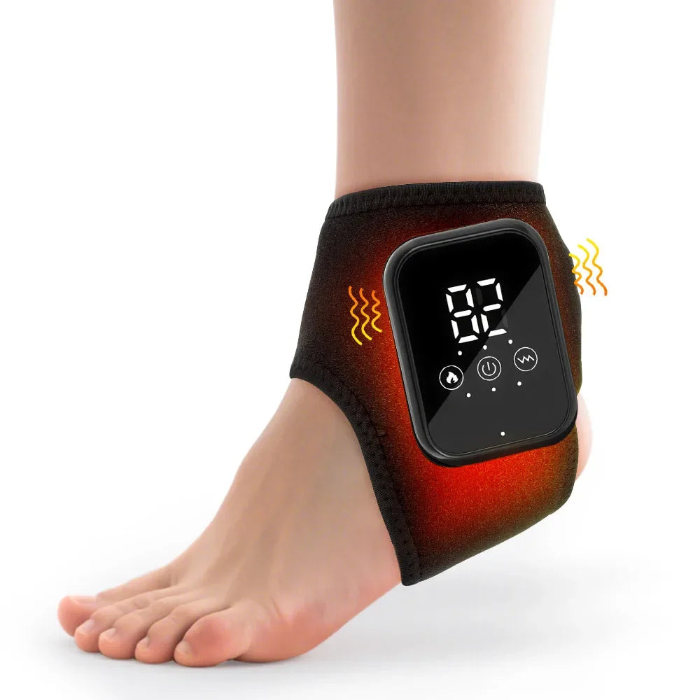 Heating Wrist Massage Band Guard Wrap Electric Hot Compress