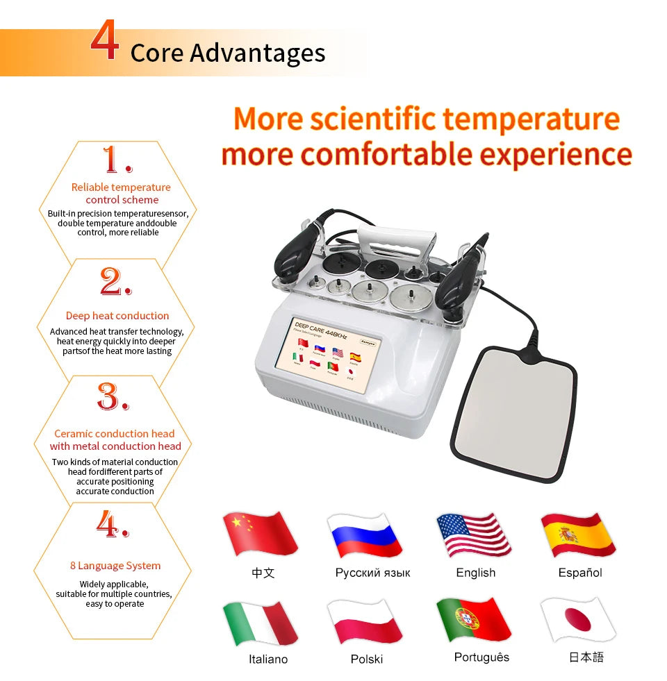 TruSculptCET High Frequency Indiba 448KHZ Facial Massager