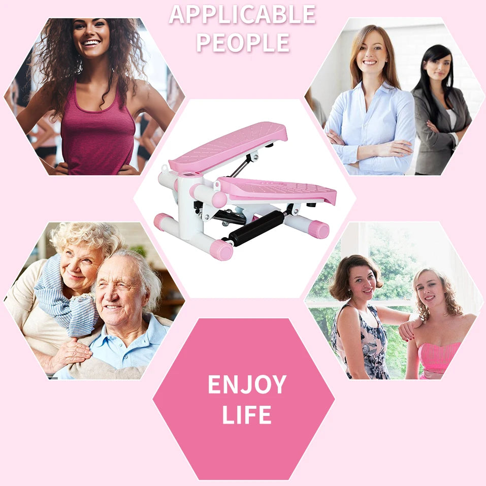 Origin Mini Stepper With Resistance Bands Lcd Monitor