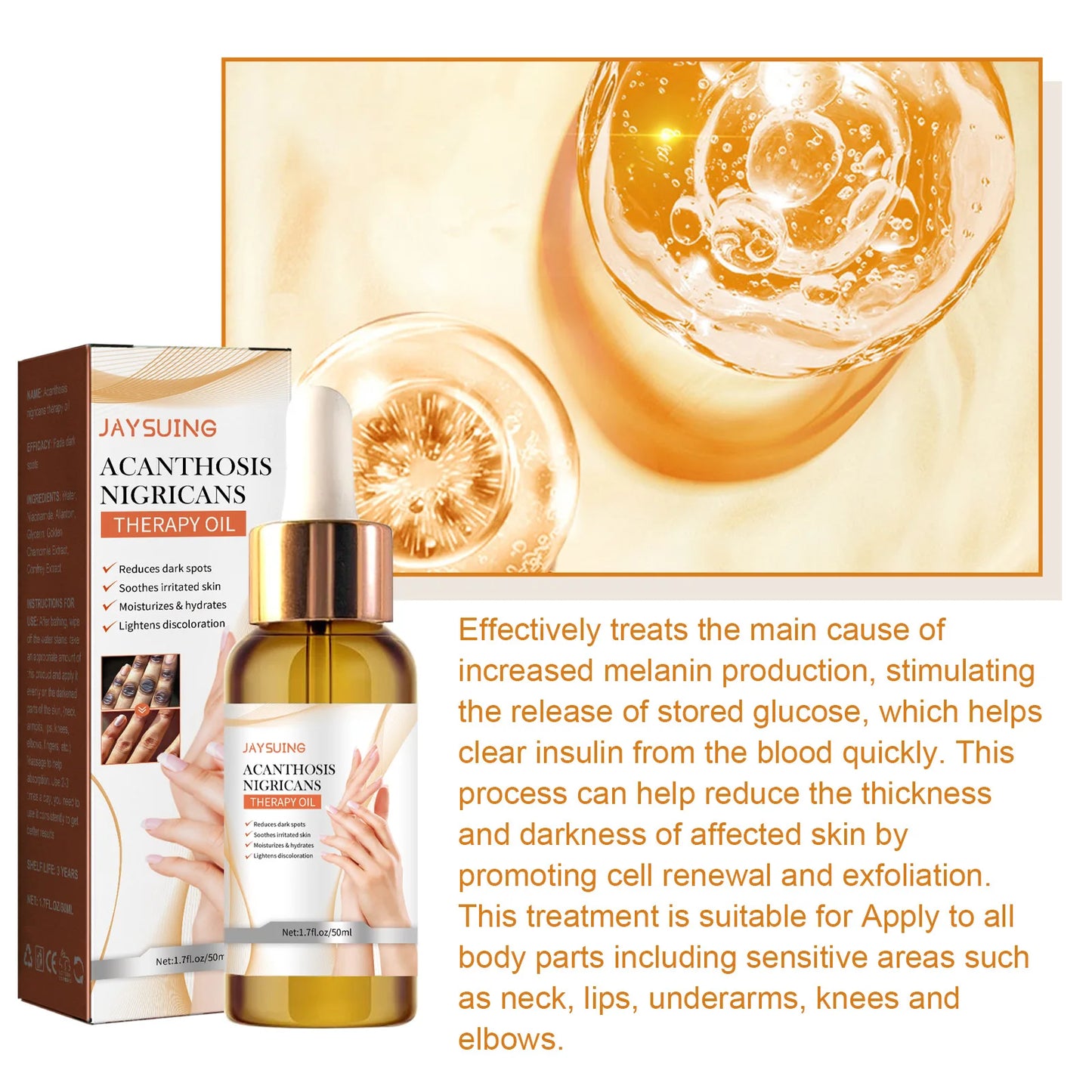 Jaysuing Skin Brightening Oil Fading Spots And Underarms