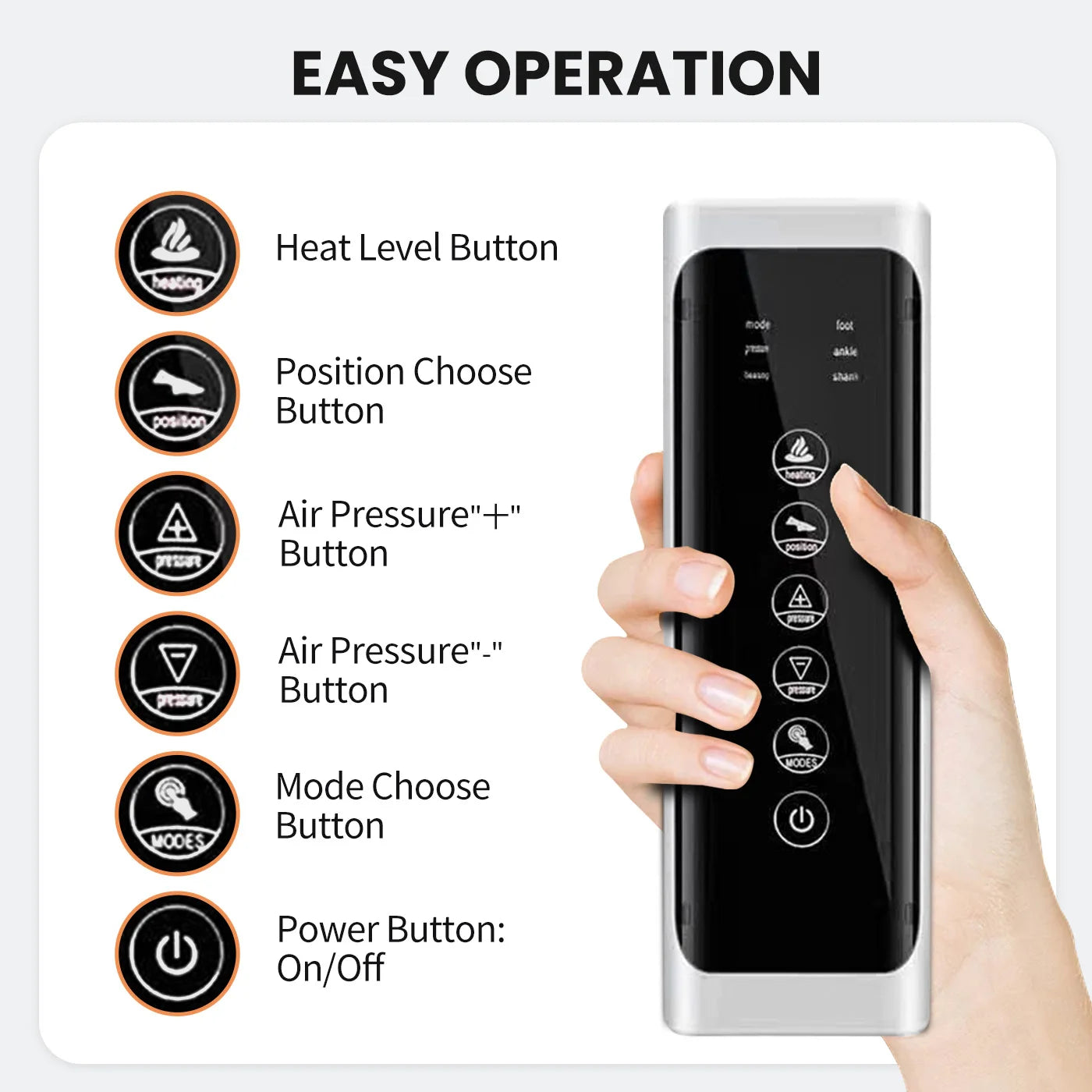 Leg Massager Machine Foot Calf Air Pressure Therapy