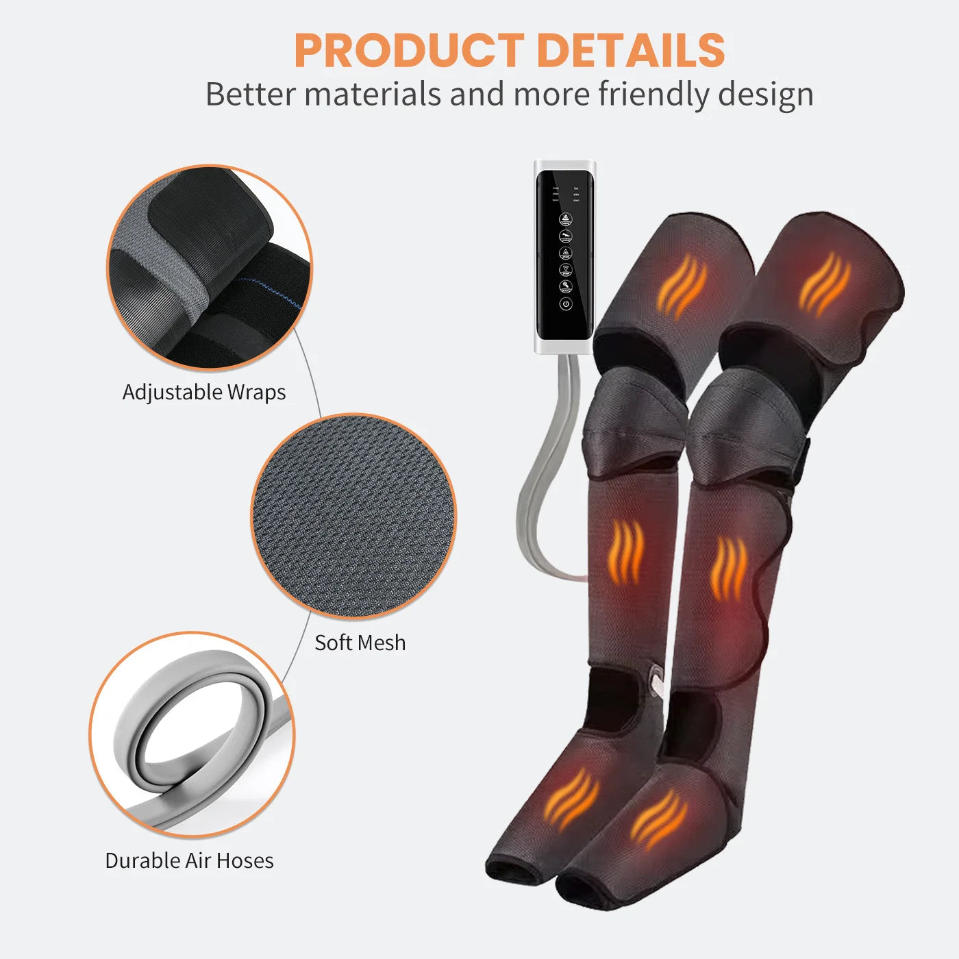 Leg Massager Machine Foot Calf Air Pressure Therapy