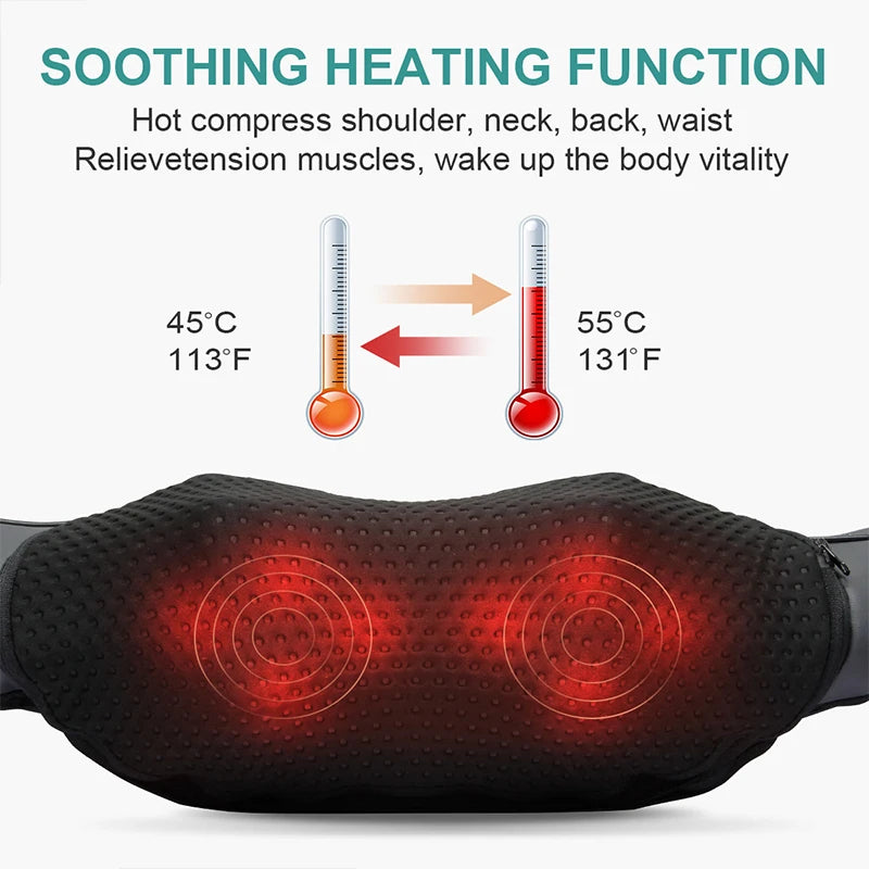 Nekteck Shiatsu Back Shoulder Neck Massager With Heat