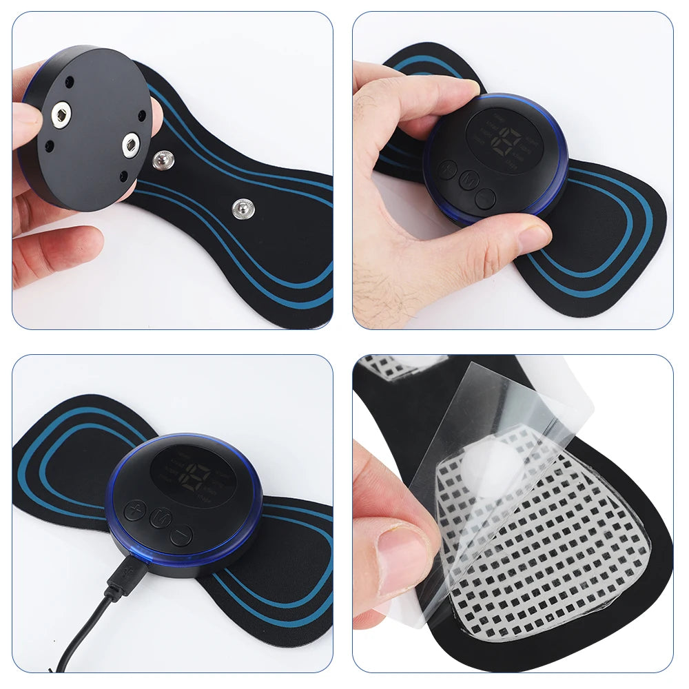 Hailicare Neck Massager Mini Electric Device 8 Modes Relief