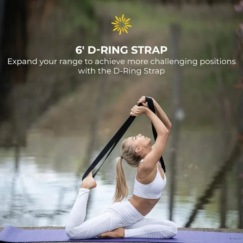 YTYIN Sunshine Yoga Restorative Kit Bolster Blocks Strap