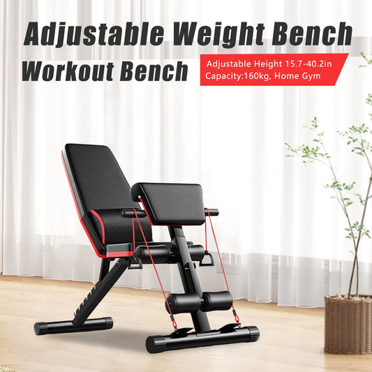 Adjustable Weight Bench For Home Gym Strength Training