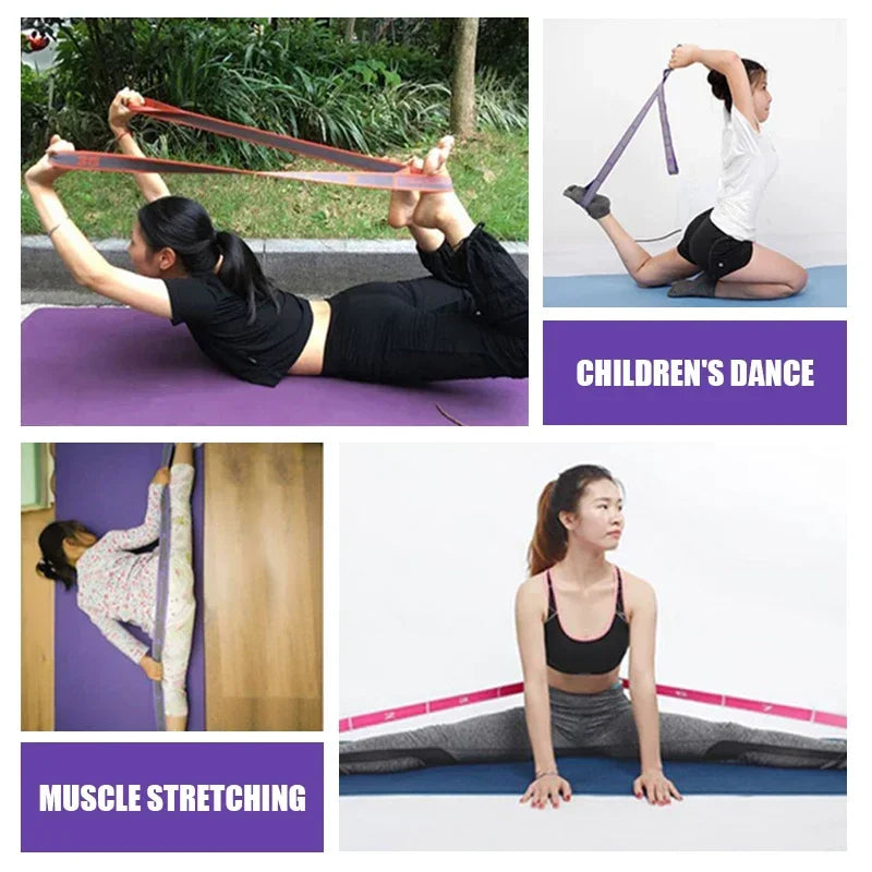 CN Guangdong Elastic Yoga Resistance Bands Fitness Training