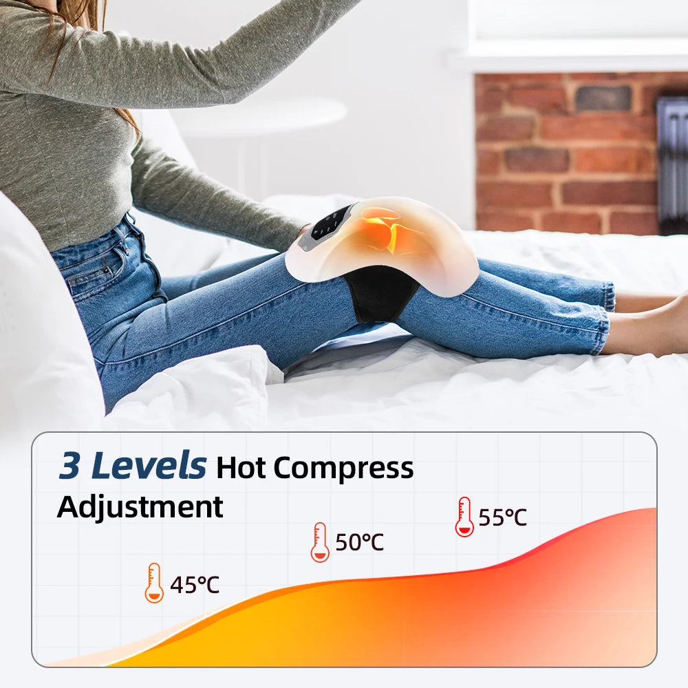 Hailicare Airbag Knee Massager Red Light Compress Wireless