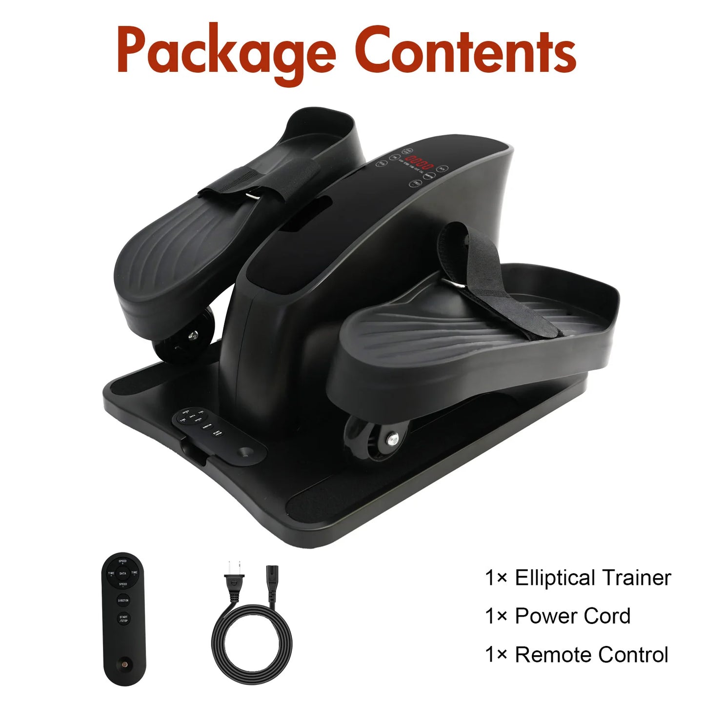 GamewiuHign Portable Under Desk Elliptical Pedal Trainer