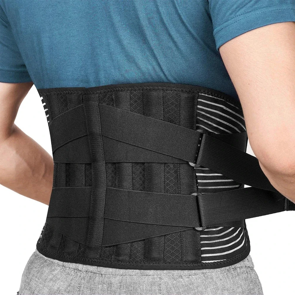 Hign-concerned Lower Back Brace With 6 Stays Lumbar Support