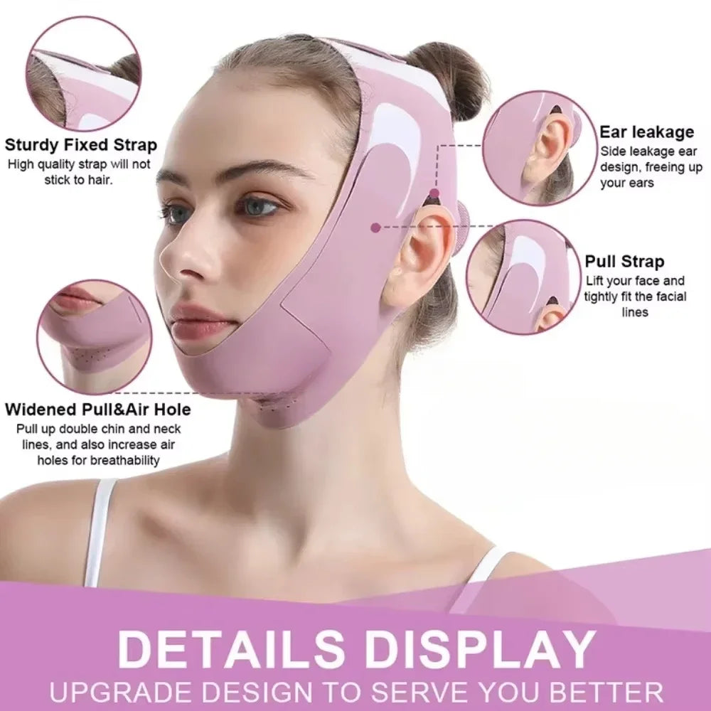 CxbfgHign Face Slimming V Line Bandage Chin Lift Belt