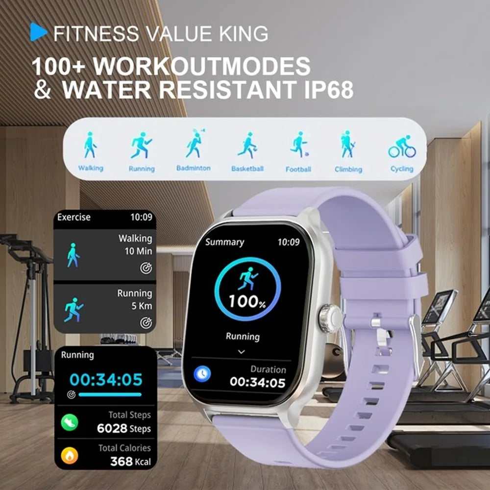 LAXASFIT Smart Watch Bluetooth Call Dial Sports Modes